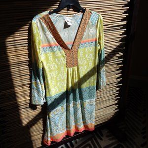 Print boho dress